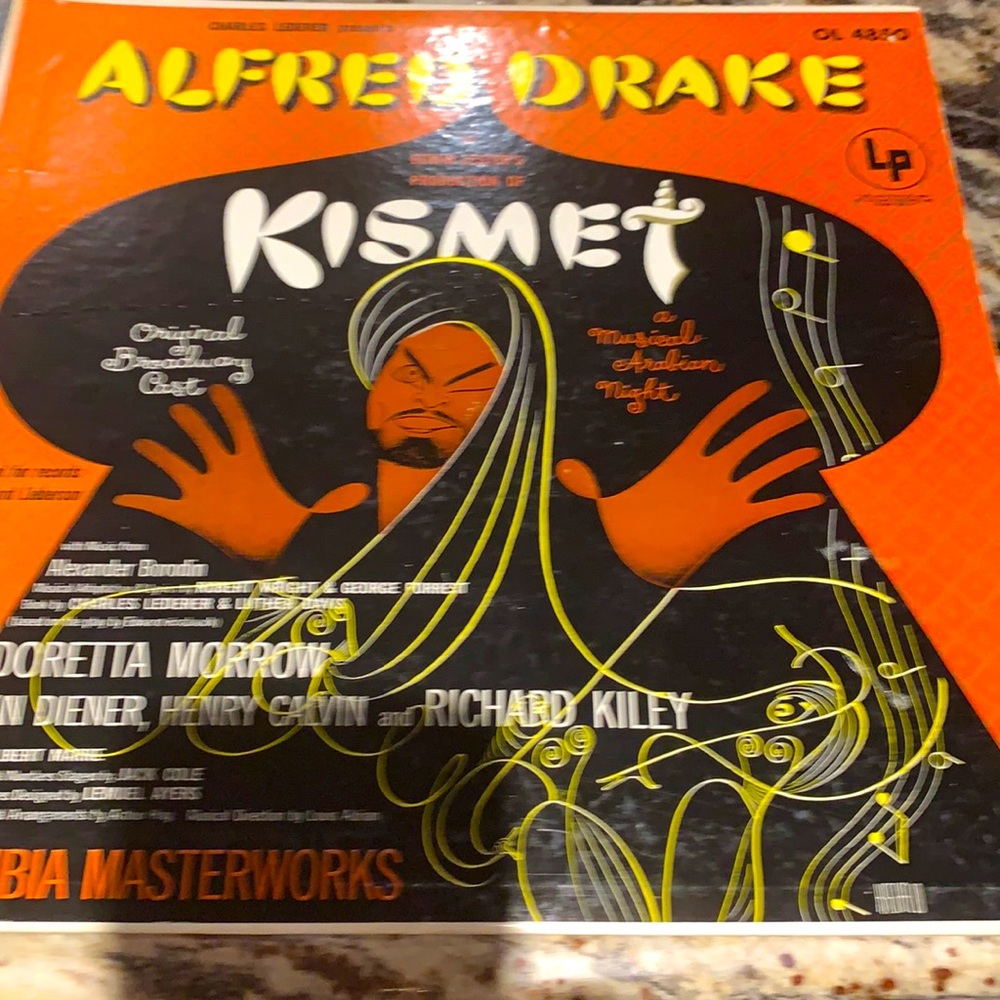 Kismet LP a Broadway musical about Arabian nights.